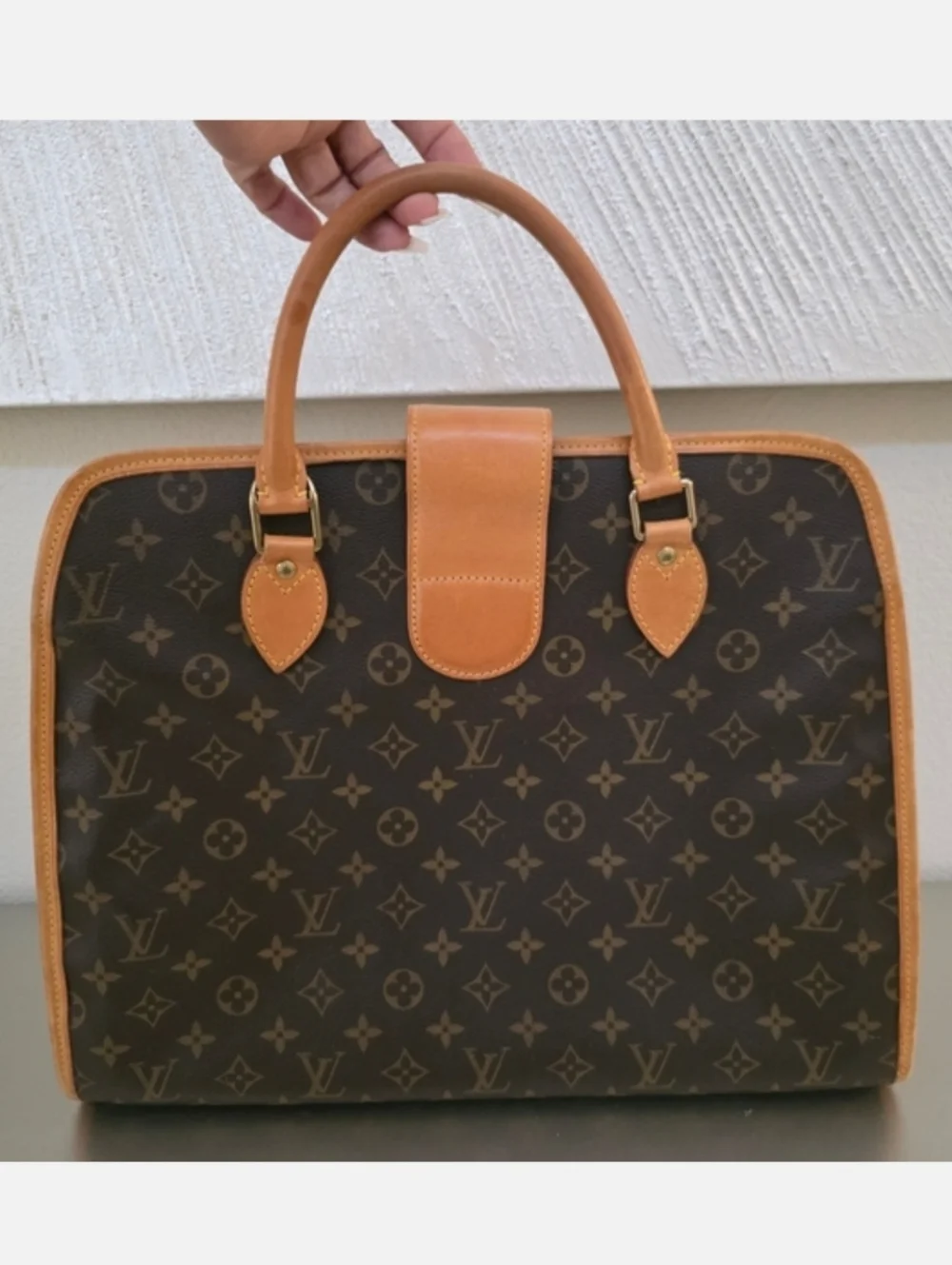🤎 Louis Vuitton *VERY RARE* Monogram Rivoli Briefcase Tote Satchel Authentic